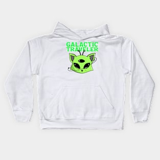 galactic traveler Kids Hoodie